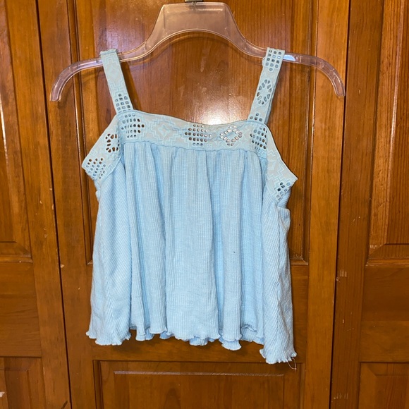 Light Blue Cottage Core Tank - Picture 2 of 6